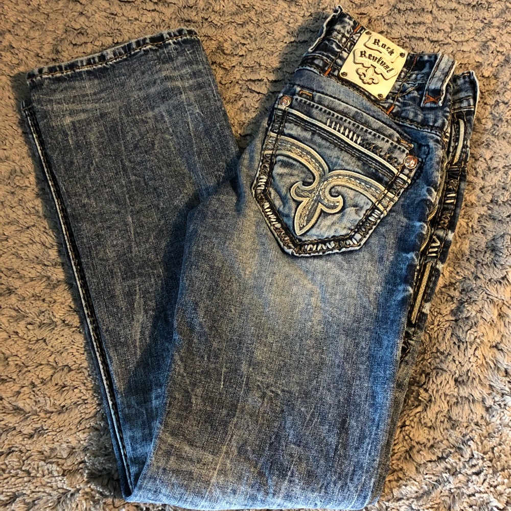 Rock revival slim boott 30x29 (good condition) - Picture 1 of 3